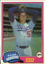 1981 Topps Baseball Cards      693     Steve Howe RC